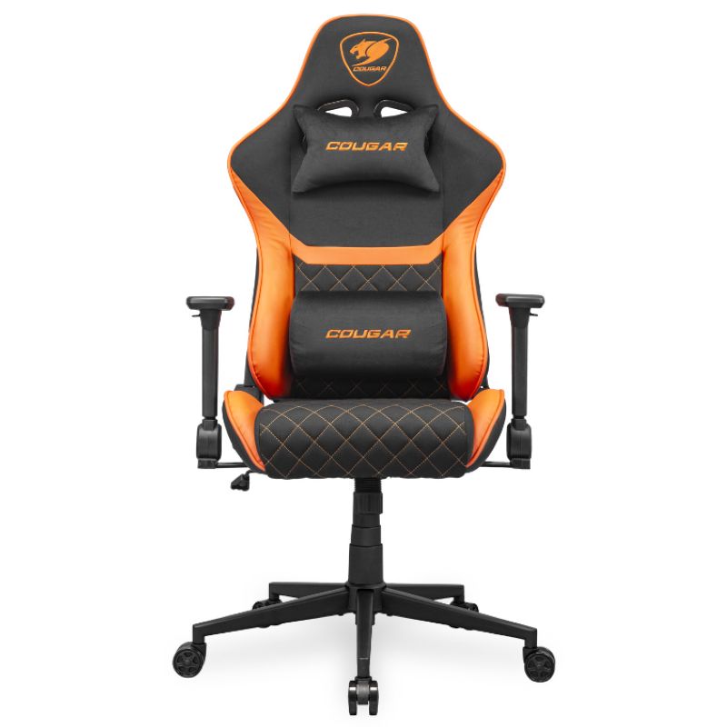 COUGAR - Silla Gamer - Cougar ARMOR ONE V2 F - Soporte máx. 120 kg - Black/Orange.