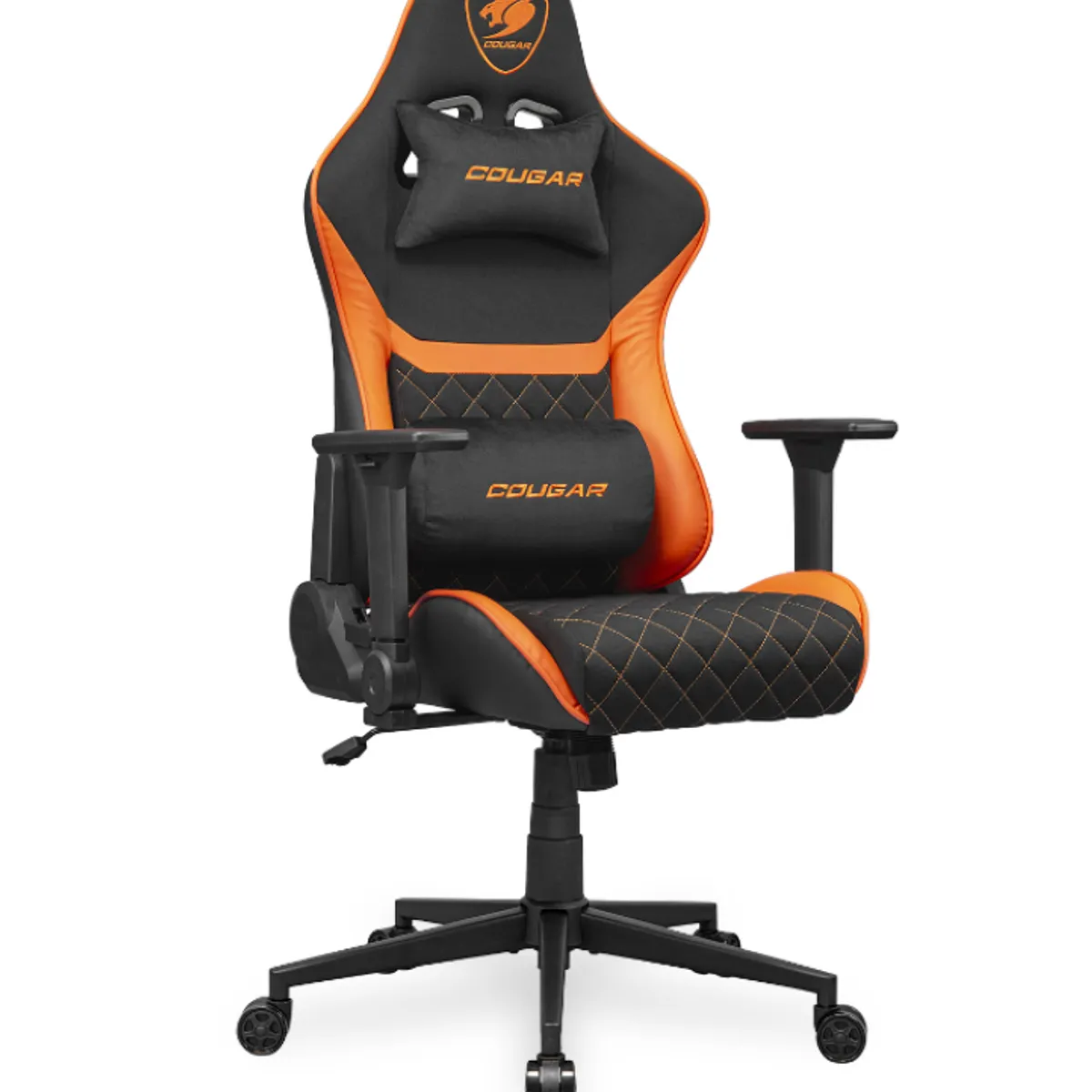 COUGAR - Silla Gamer - Cougar ARMOR ONE V2 F - Soporte máx. 120 kg - Black/Orange