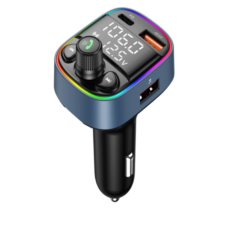 GENERICO - Receptor Bluetooth Cargador Télefono Auto Transmisor Pd-QC30