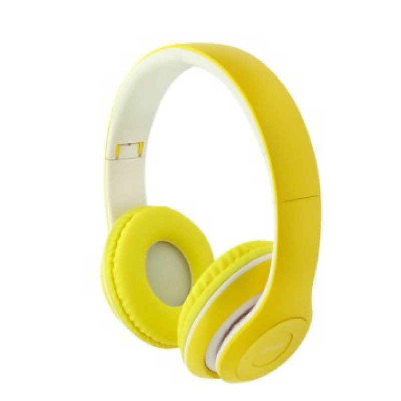 GENERICO - Audífonos Wireless P16 Bluetooth Recargable Headphones Amarillo
