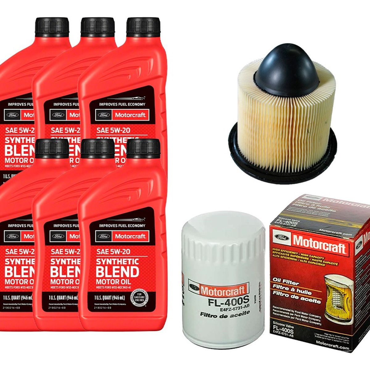 FORD - Kit Ford F150 Motorcraft filtro aceite+aire+aceite motor 4.2