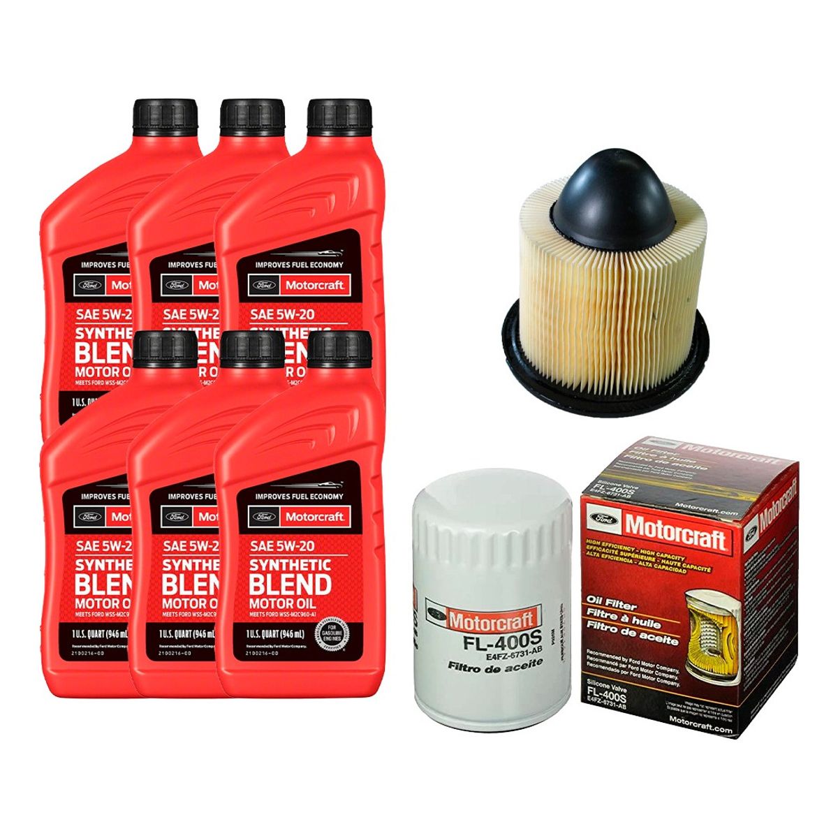 FORD - Kit Ford F150 Motorcraft filtro aceite+aire+aceite motor 4.2