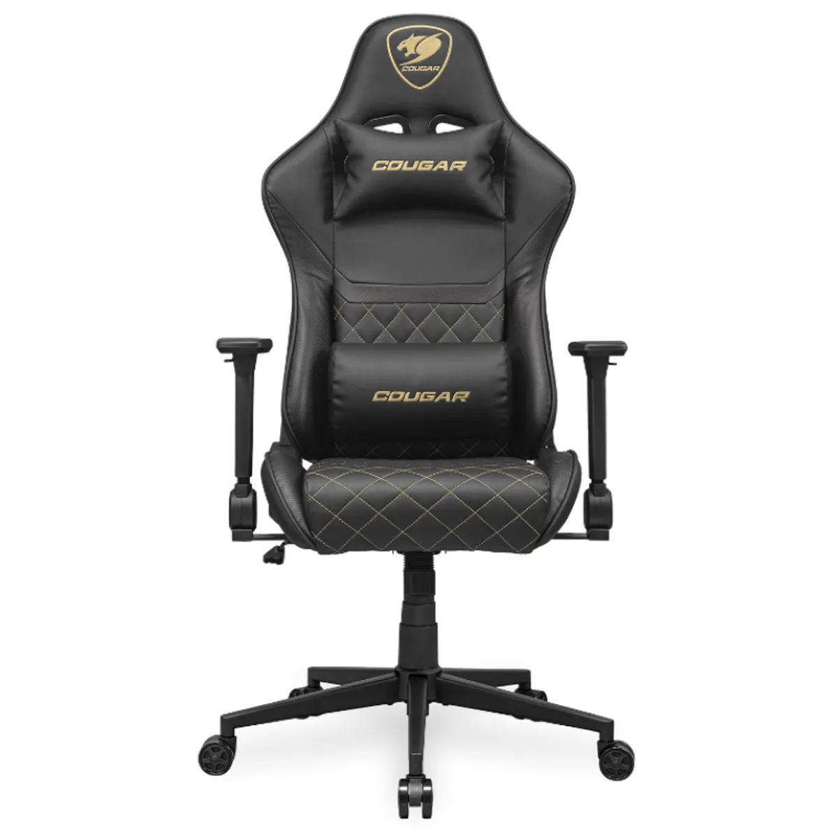 COUGAR - Silla Gamer - Cougar ARMOR ONE V2 GOLD- Soporte máx. 120 kg - Black