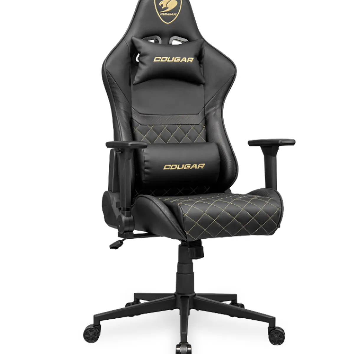 COUGAR - Silla Gamer - Cougar ARMOR ONE V2 GOLD- Soporte máx. 120 kg - Black
