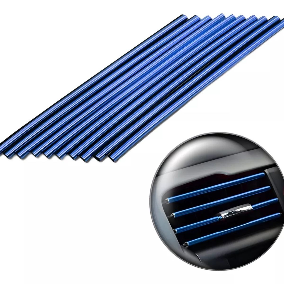 GENERICO - Moldura Decorativa Rejilla Ventilación Tuning Auto Universal