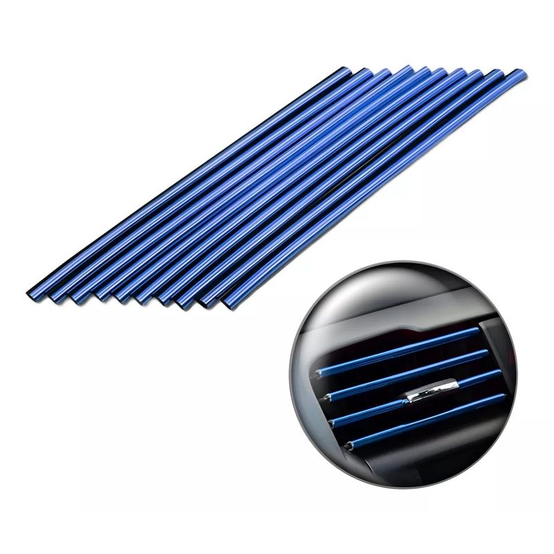GENERICO - Moldura Decorativa Rejilla Ventilación Tuning Auto Universal