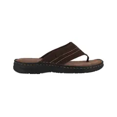 BAMERS - Hawaianas Hombre Flip Leather Café