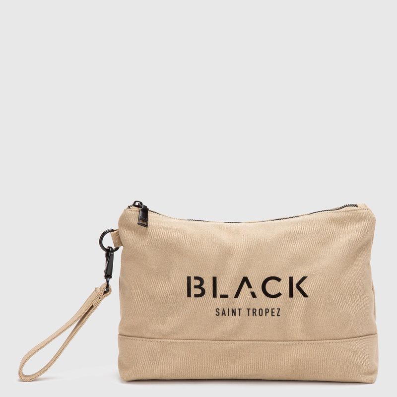 BUBBA - Neceser Canvas Beige Black Bubba