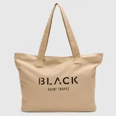 BUBBA - Tote Canvas Beige Black