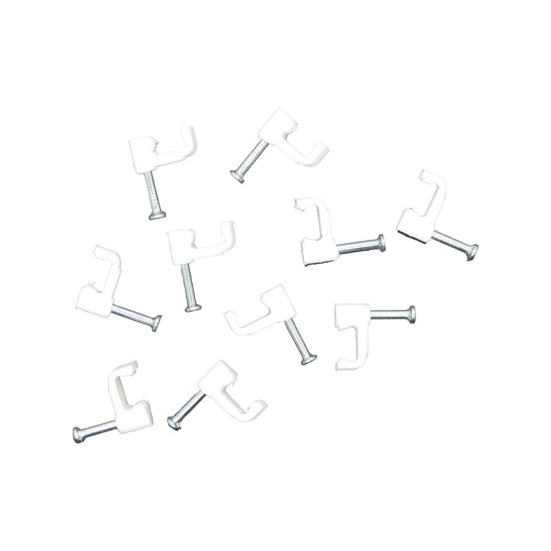 MACROTEL - Grampas Cable Caleco 3x1mm Blanca Macrotel
