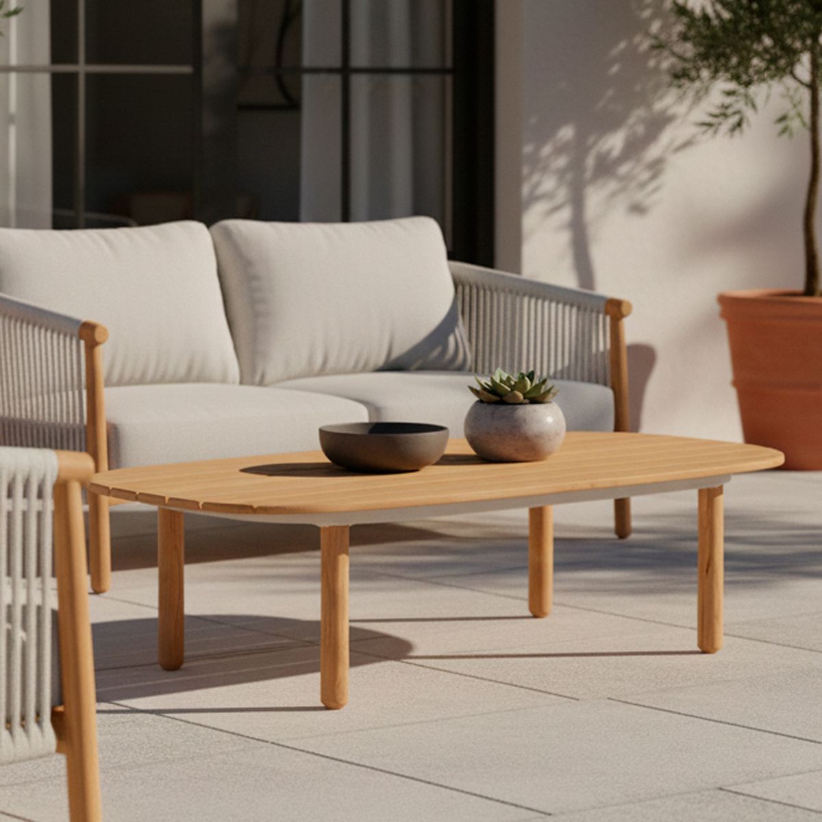 MILK - Mesa De Centro Terraza Navere Beige