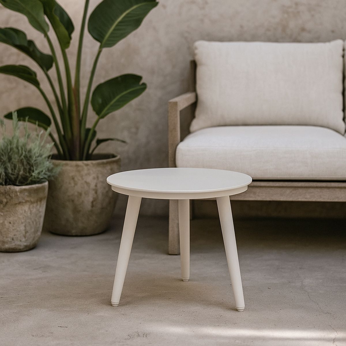 MILK - Mesa De Centro Terraza Ivory Beige 50