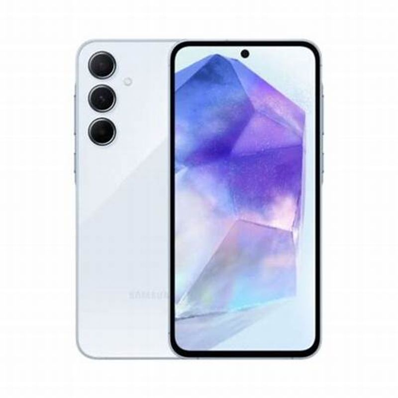 SAMSUNG - Samsung Galaxy A55 5G 256gb 8gb Ram Awesome Iceblue
