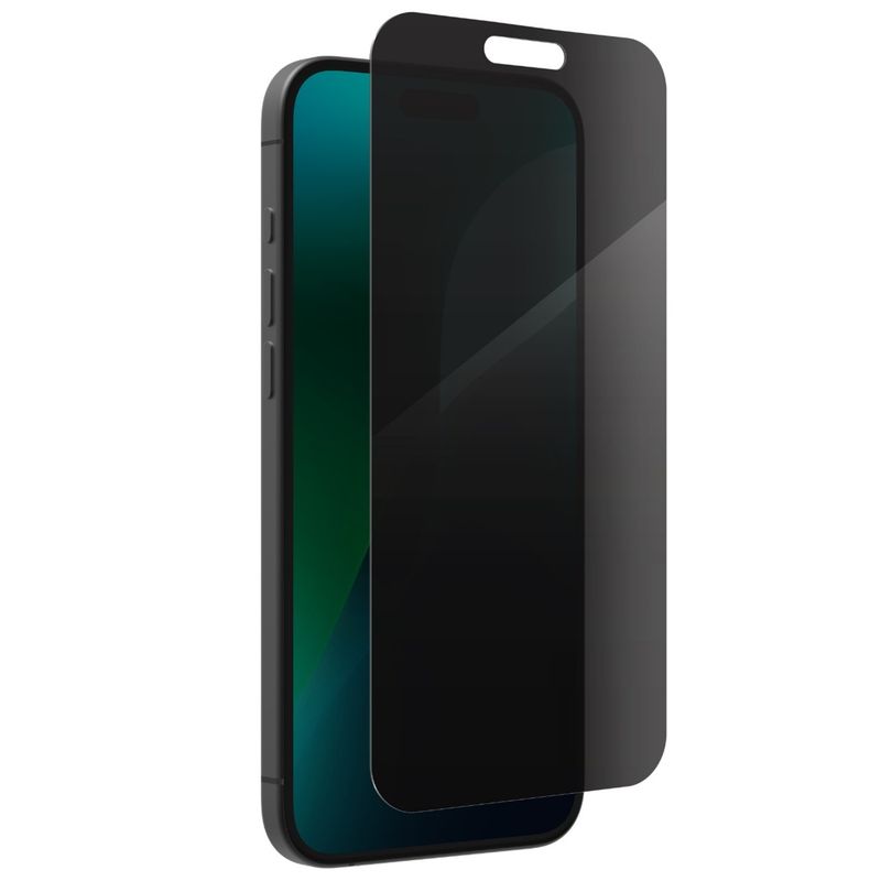 ZAGG - Lámina Glass Elite con privacidad para iPhone 16 Plus/15 Plus