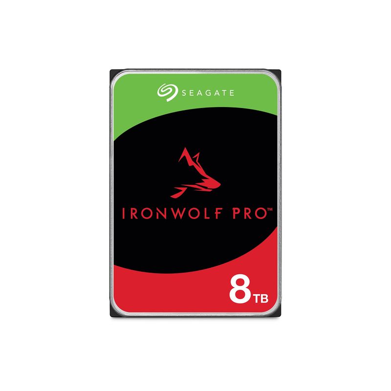 SEAGATE - Disco Duro Interno Seagate Ironwolf Pro 7200 rpm 3.5" 8TB