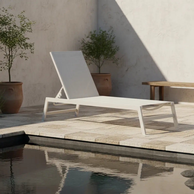 MILK - Tumbona Para Terraza Sun Beige