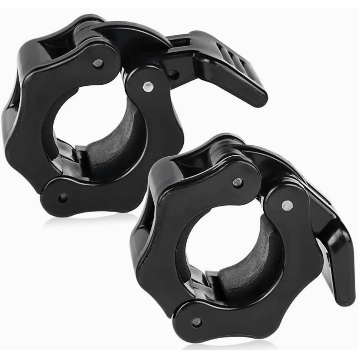 MERCADO CBF - Seguros Pesas X2 Unidades Barra Collarines  50mm Gimnasio