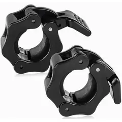 MERCADO CBF - Seguros Pesas X2 Unidades Barra Collarines 50mm Gimnasio