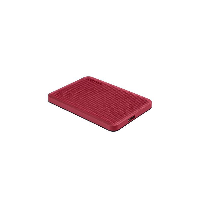 TOSHIBA - Disco duro externo Toshiba canvio advance 1TB Rojo TOSHIBA