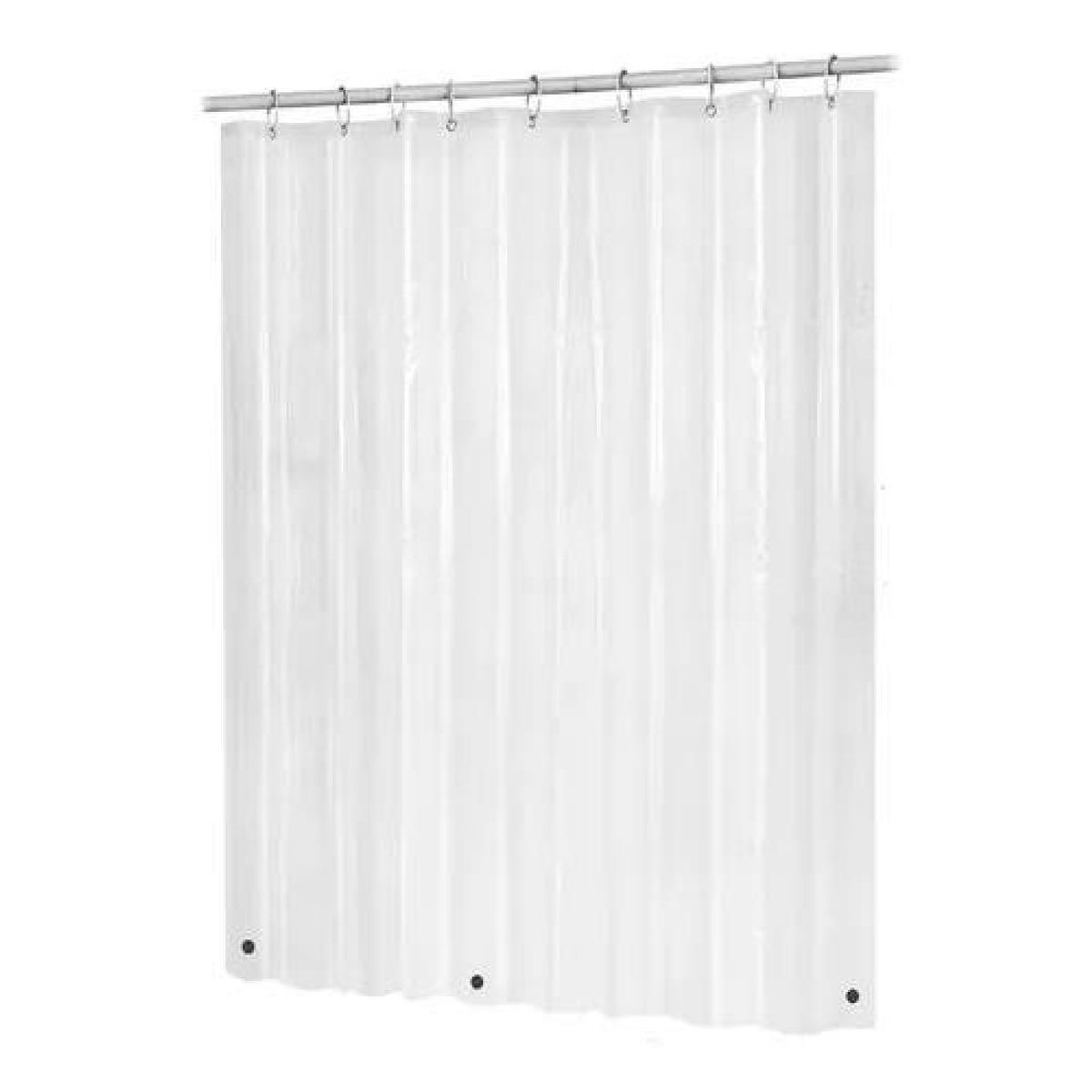GENERICO - Forro para cortina de baño transparente con imán 178 x 180 cm