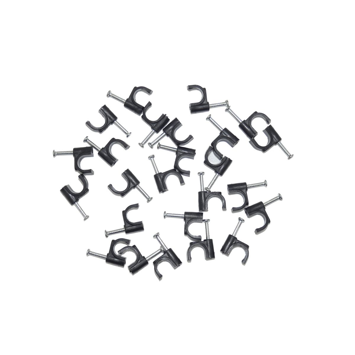 MACROTEL - Grampas Cable Coaxial Rg596 8mm Negro Macrotel