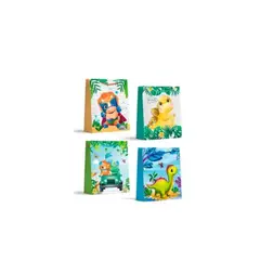 GENERICO - Bolsa De Regalo Dinosaurio Diseño Aleatorio 85mmx18x24cm