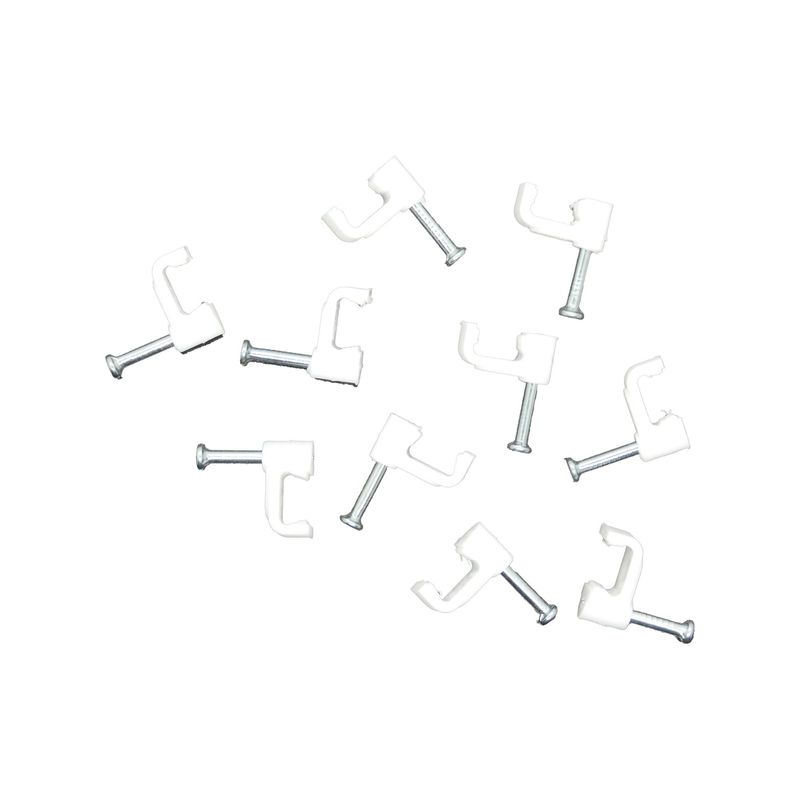 MACROTEL - Grampas Cable Caleco 2x1mm Blanca Macrotel