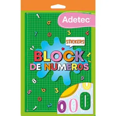 ADETEC - Block Stickers De Números +200 Stickers Escolares