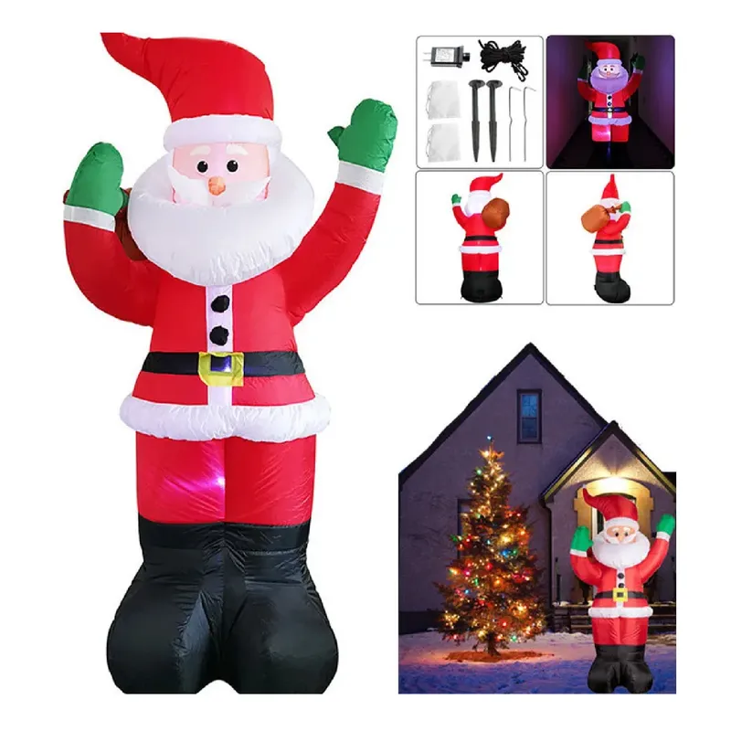 GENERICO - Muñeco Inflable Navidad Viejito Pascuero