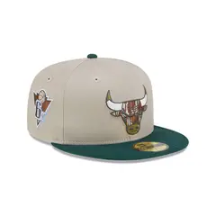 NEW ERA - Gorra Chicago Bulls NBA 59Fifty Tree Bark Fill Grey