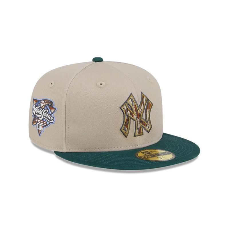 NEW ERA - Jockey New York Yankees MLB 59Fifty Tree Bark Fill Grey New Era