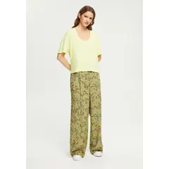 ESPRIT - Polera Cropped Oversize Mujer