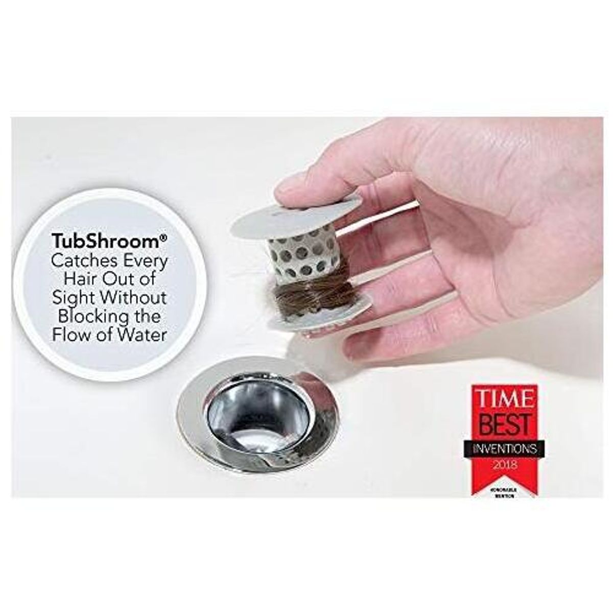 TUBSHROOM - Filtro Para Drenaje  Gris