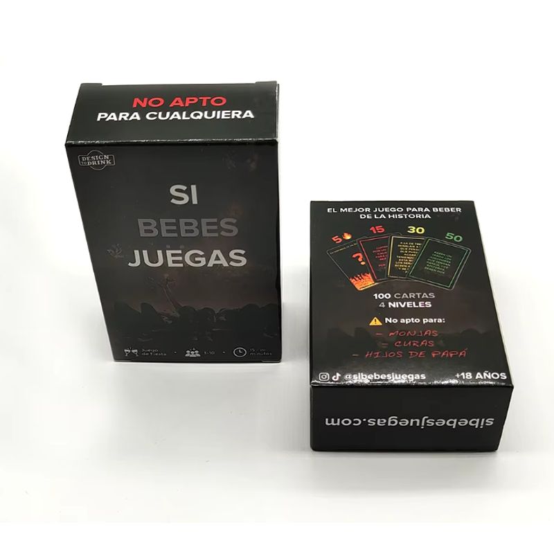 GENERICO - Juegos de mesa para adultos Si bebes Juegas Juego para beber