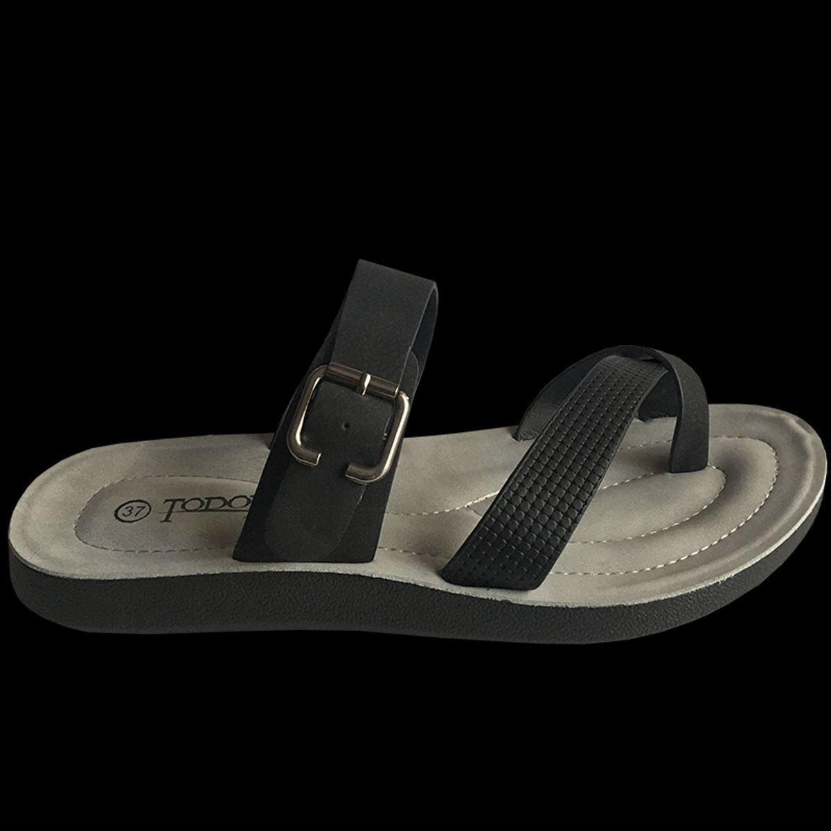 TODOPIEL - Sandalia Mujer Negro Todopiel