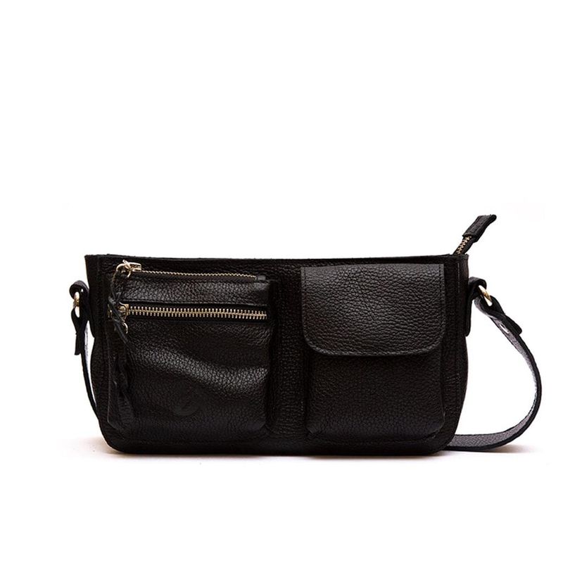 GIANI DAFIRENZE - Cartera Mujer De Cuero Venus C1 Negro
