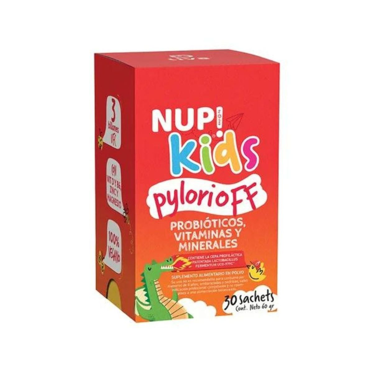 NUP - Probióticos NUP Kids Pylorioff  6 Billones x30 sachet, NUP