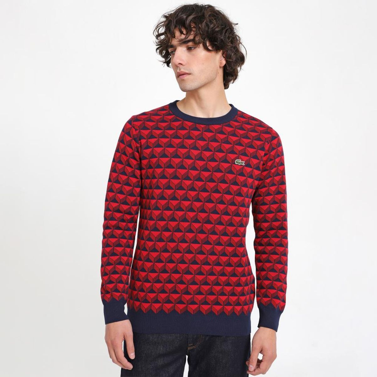 LACOSTE - Sweater Cuello Redondo Hombre Lacoste AH9972