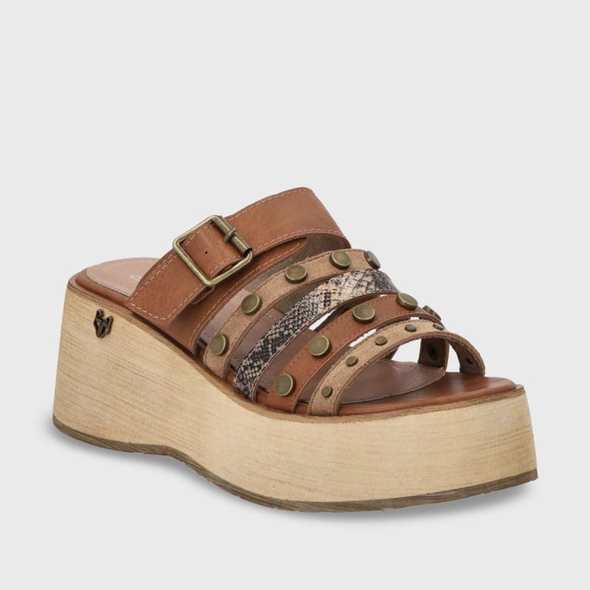 GOTTA - Sandalia Plataforma Camel Mujer 45841