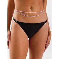 Daikiri Bottom de Bikini Mujer Negro Liso Colaless Extra Confort UV 50+