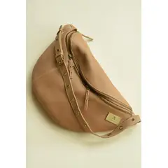 GIANI DAFIRENZE - Banano Mujer De Cuero Atenea C4 Camel