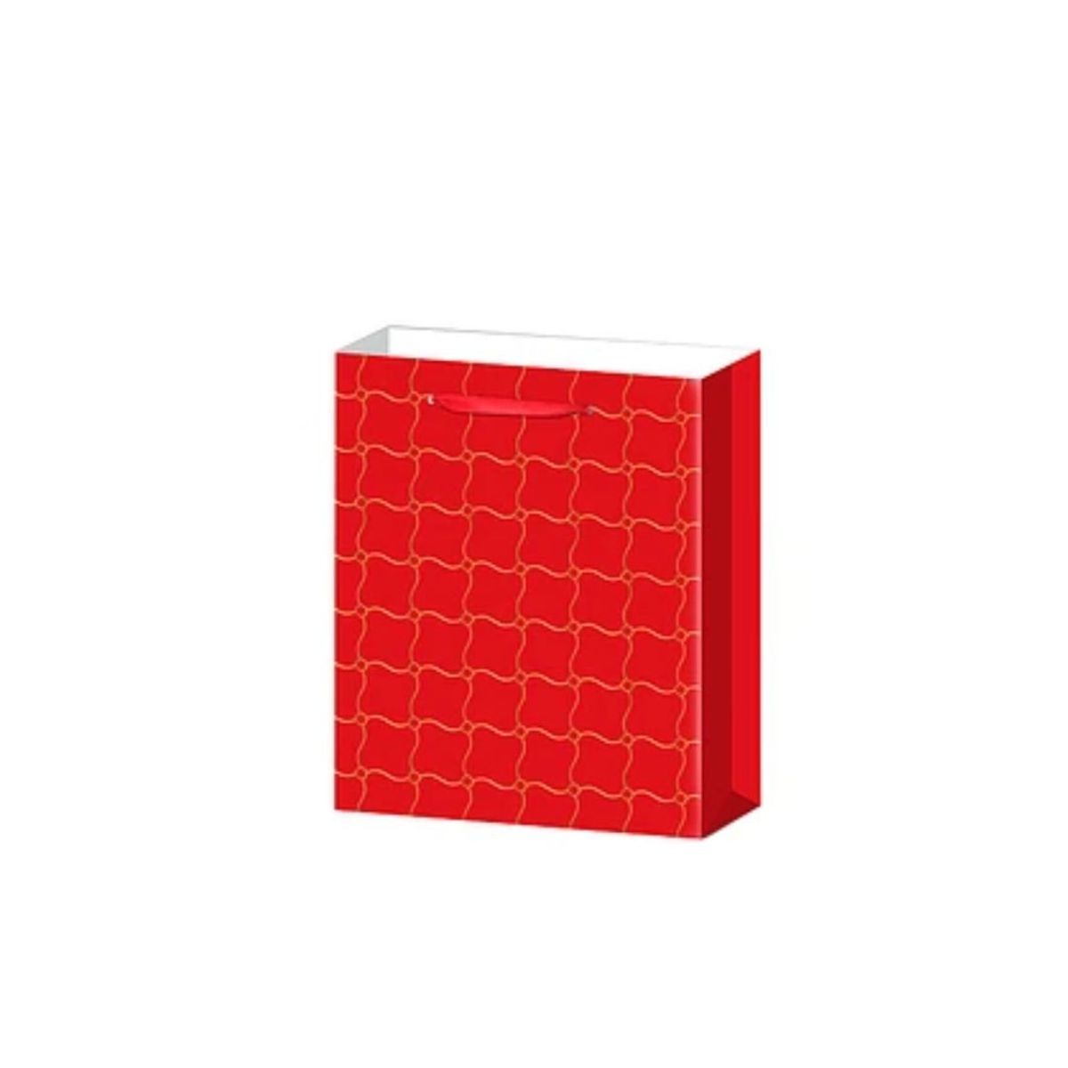 GENERICO - Bolsa De Regalo Rojo 8x18x24cm