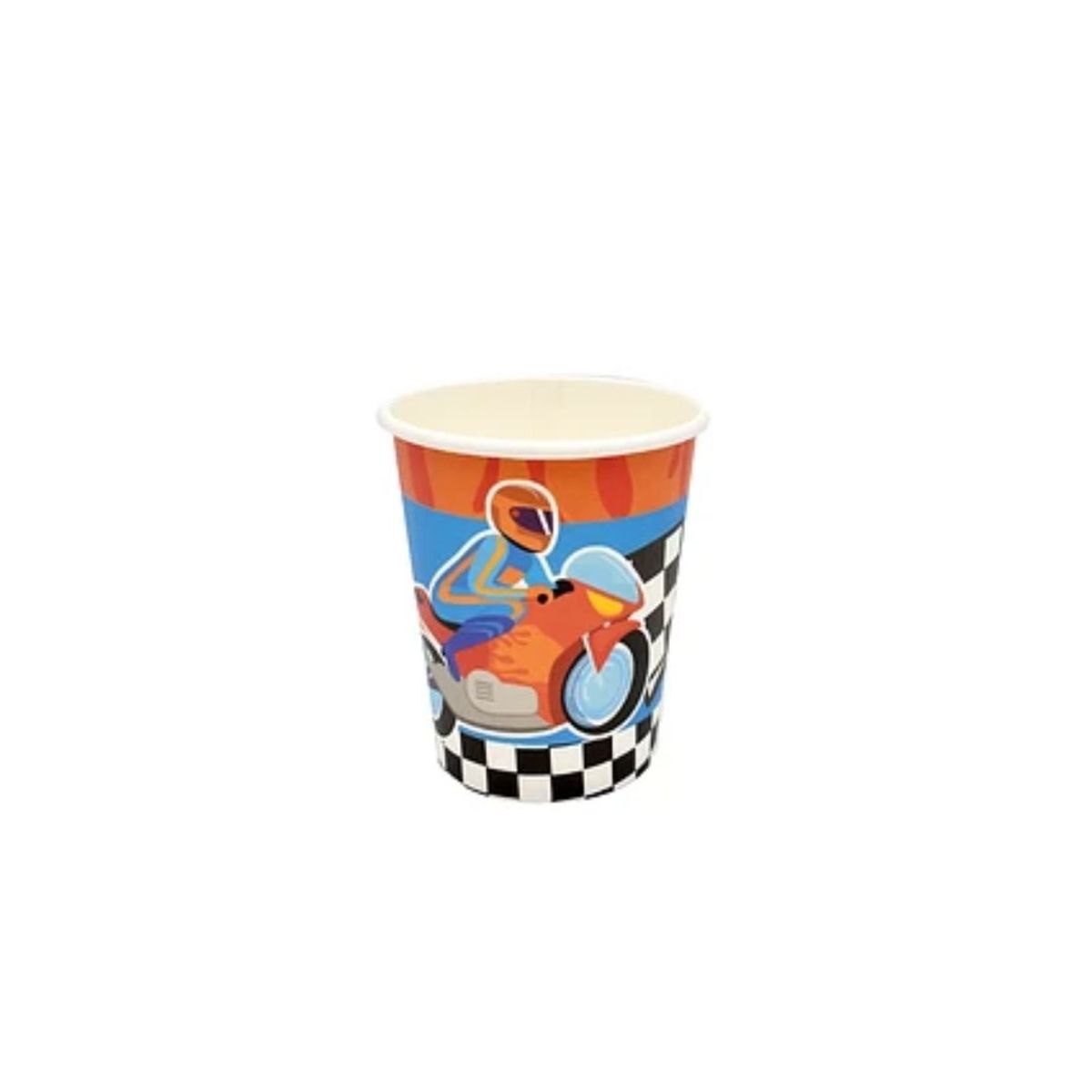 GENERICO - Vasos De Cartón Motocicleta 6pcs