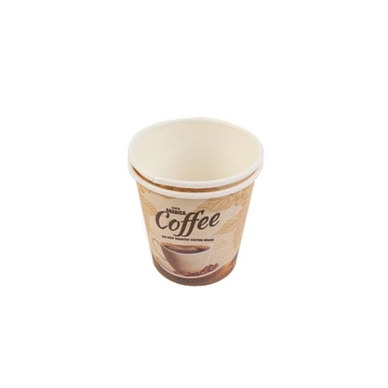 GENERICO - Vasos Desechables 16pcs Café 60ml