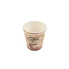 GENERICO - Vasos Desechables 16pcs Café 60ml
