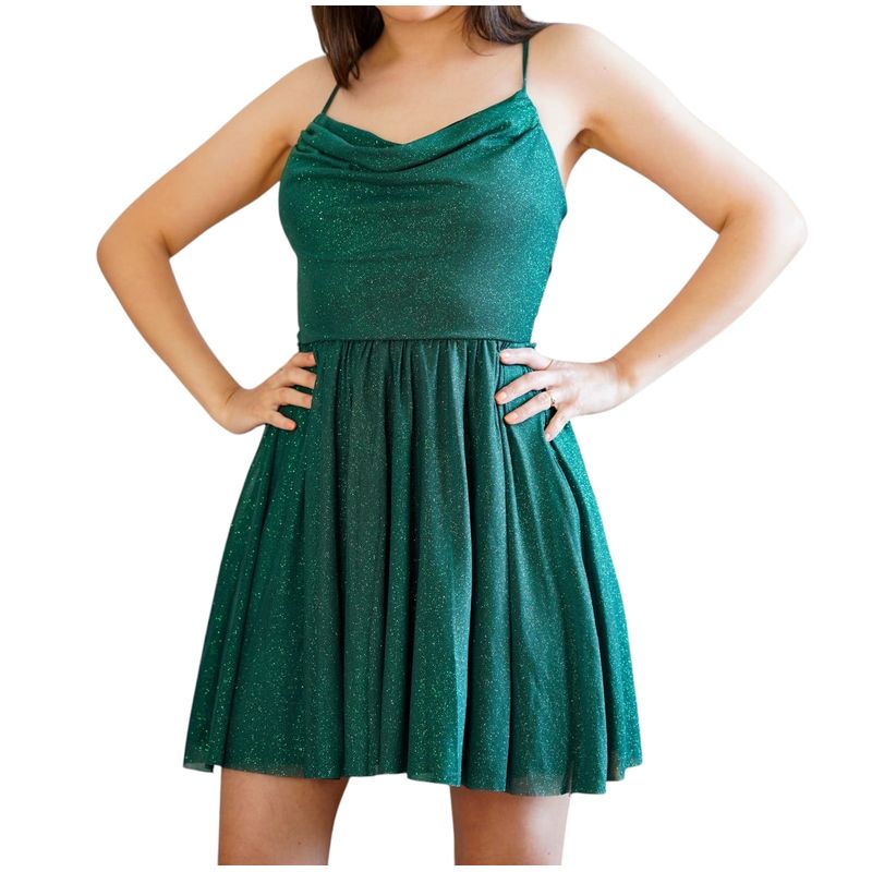 LUNA - VESTIDO DE FIESTA CON BRILLOS SABRINA