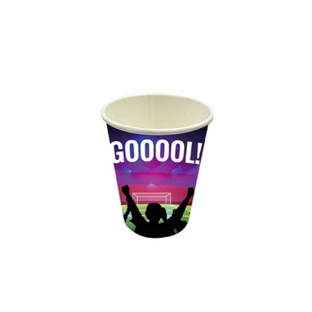 GENERICO - Vasos De Futbol 250ml 6pcs