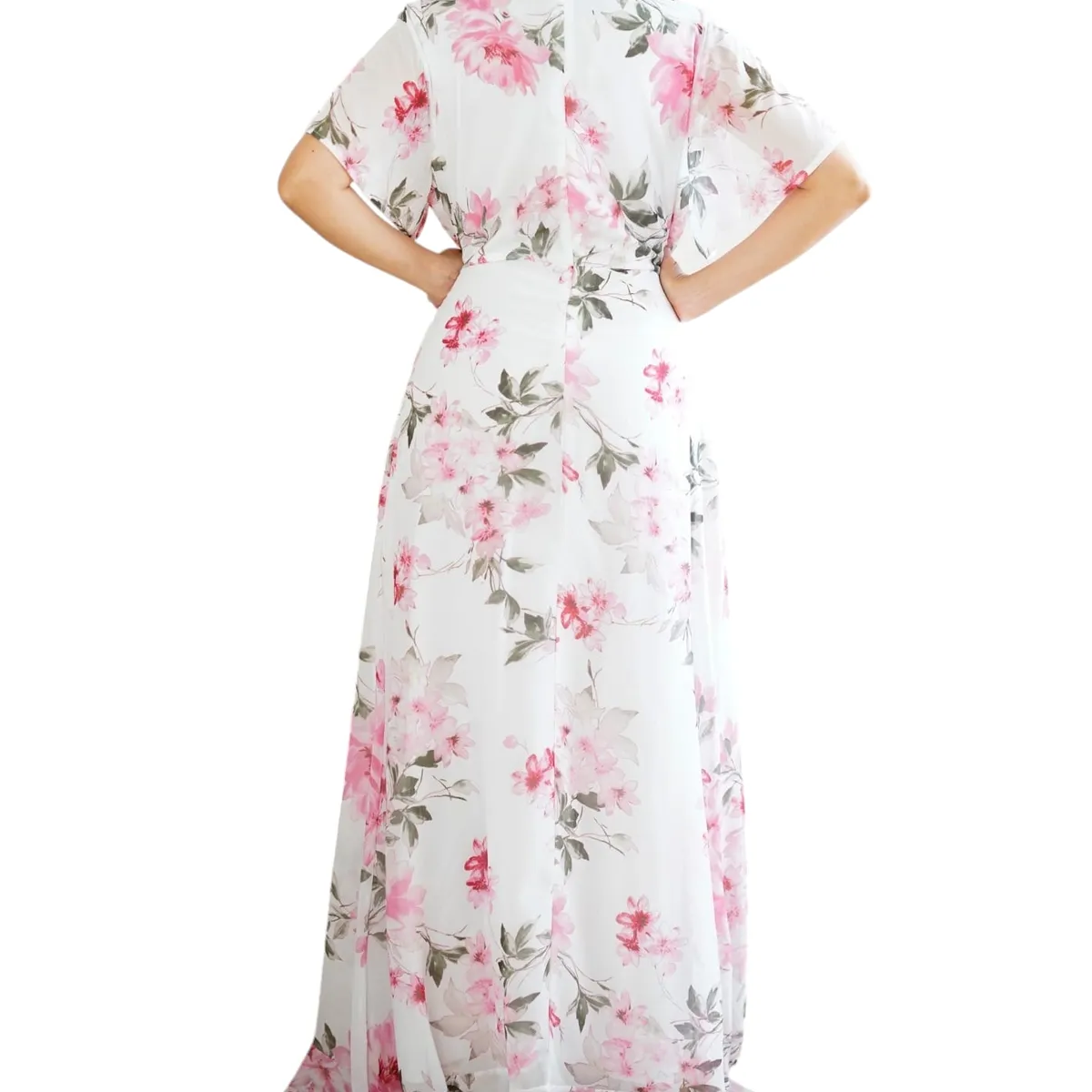 LUNA - VESTIDO DE FIESTA FLOREADO CIARA.-