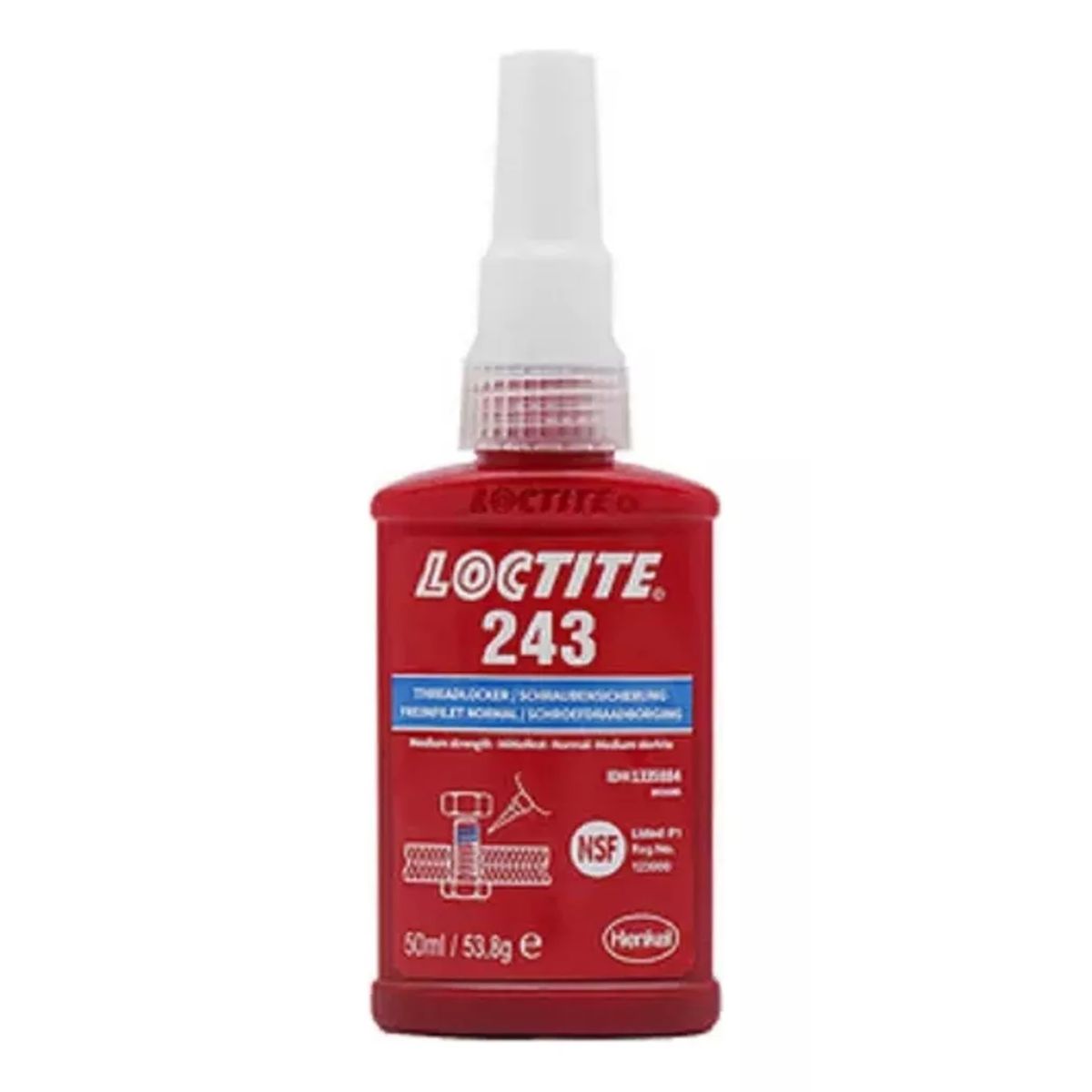 LOCTITE - Loctite 243 Traba Perno Azul 50ml Viscosidad: 1300/3000