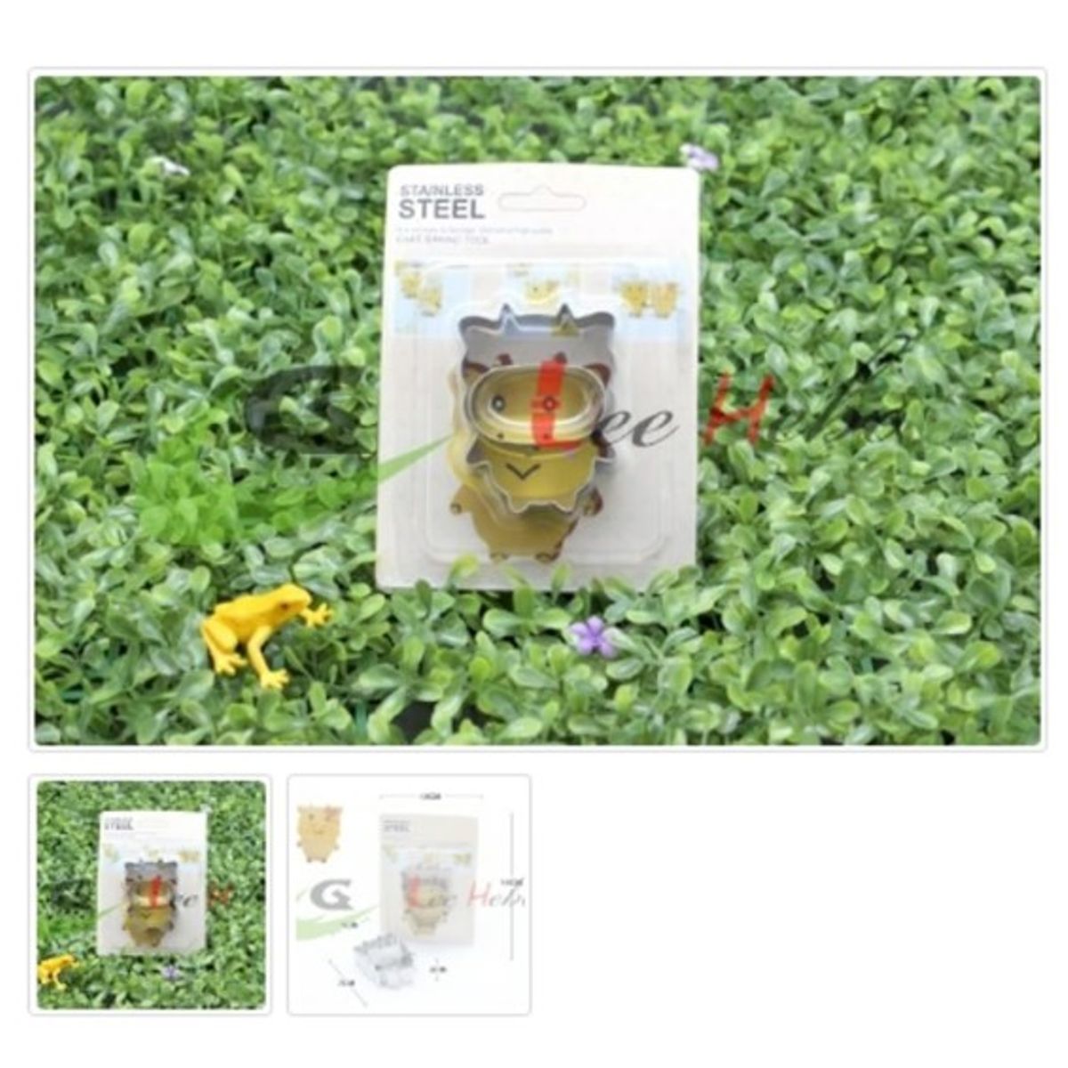 GENERICO - Cortador De Galletas Figura Vaca Acero Inoxidable